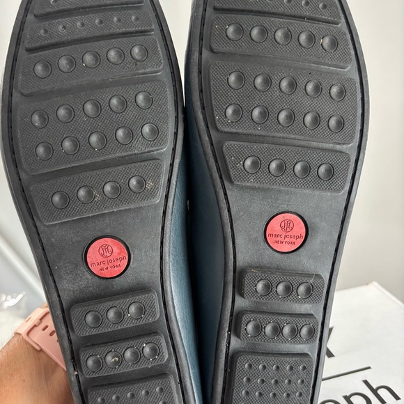 Marc Joseph Black Leather Loafers slip on size 11 work casual party - Picture 5 of 7